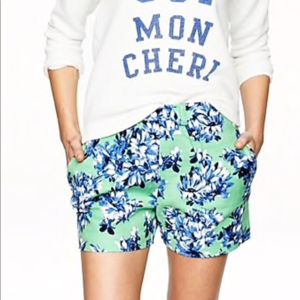 J. Crew Floral Tap Shorts